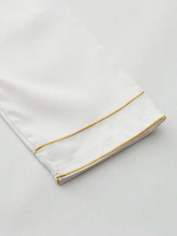 Luxury Embroidered Arab Men’s Thobe Modest Long Sleeve Robe - Image 6